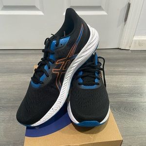 Asics Gel Excite 8 Athletic Sneakers Shoes Black Marigold Orange Men's Size 11